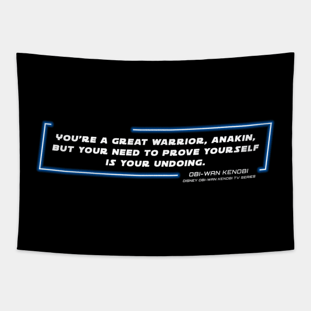 OWKS - OWK - Warrior - Quote Tapestry by LordVader693