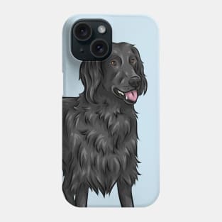 Flat Coated Retriever Dog Phone Case