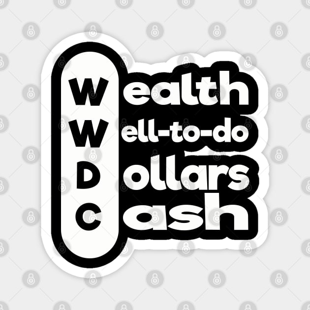 WWDC 2020 wealthy Dollars Magnet by KMLdesign