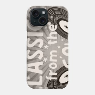 classic rock 60s vintage poster vinyl Phone Case