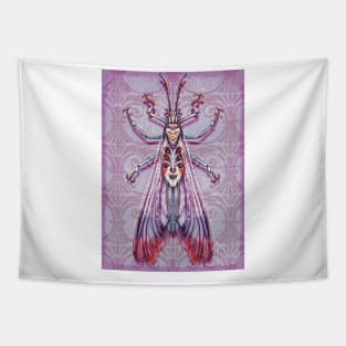 Surreal insects - antlion bride Tapestry