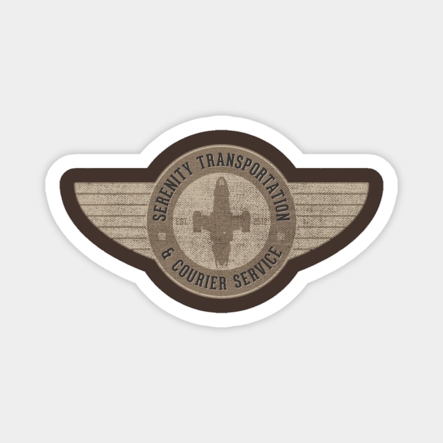 Serenity Transportation & Courier Service Magnet by JMDCO