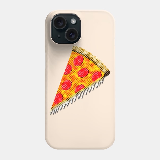Vintage Ad Pizza Slice Phone Case by Braznyc