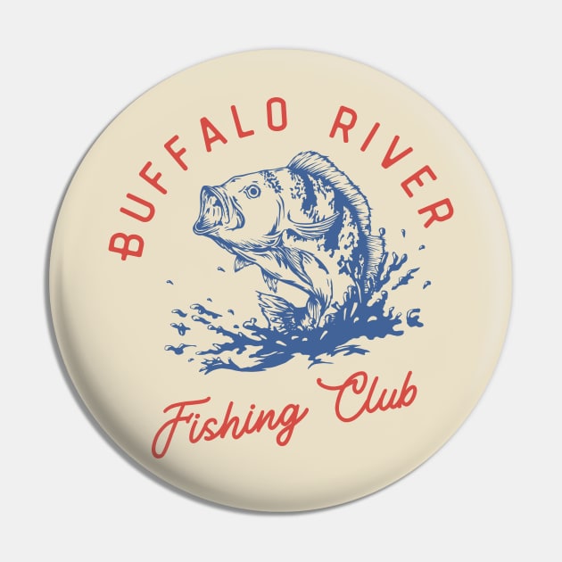 Buffalo River Fishing Club Pin by Crossbar Apparel