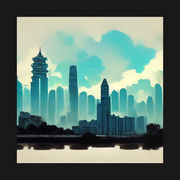 Guangzhou | Comics style by ComicsFactory