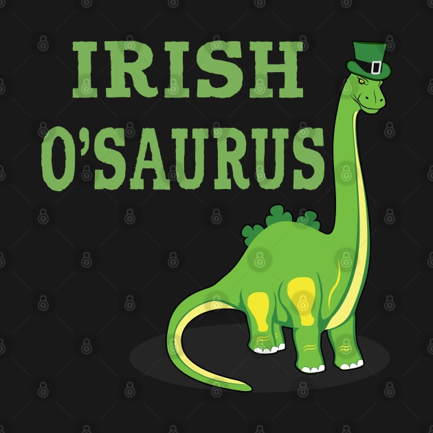 St Patrick's Day Irish Dinosaur St Paddy's Day Shamrock Gift by Maxx Exchange