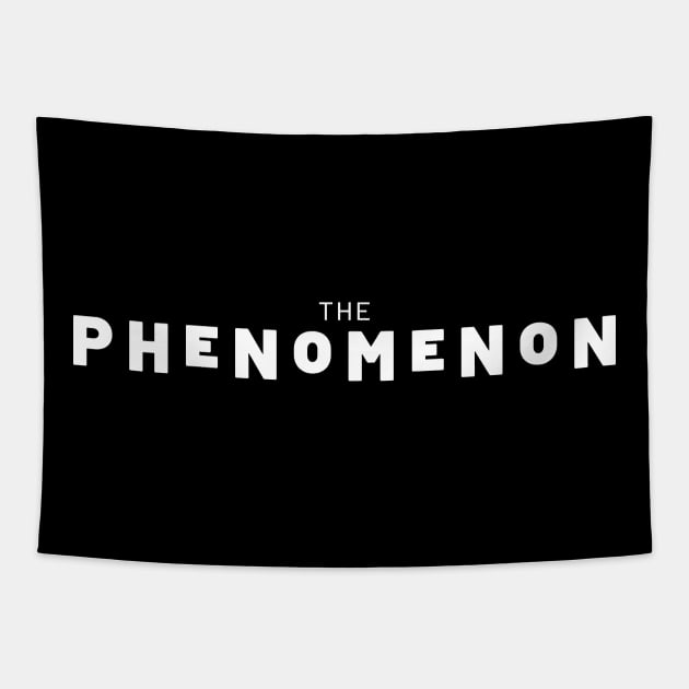 The Phenomenon - White Logo Tapestry by The Phenomenon