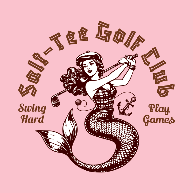 Vintage Salt-Tee Golf Club Mermaid by ArtOnTheRun