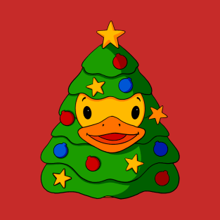 Christmas Tree Rubber Duck T-Shirt