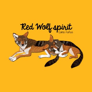 Canis rufus the Wolf Spirit #2 T-Shirt