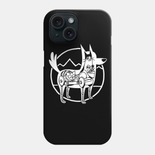 Canine Configuration Dark Phone Case