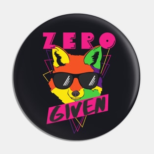 Zero Fox given Retro Vixen Pin