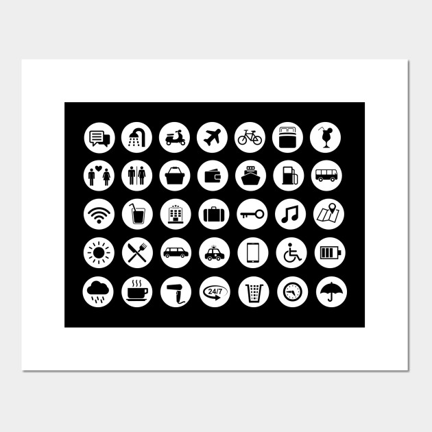 Travel Symbol T Shirt Travel Posters And Art Prints Teepublic