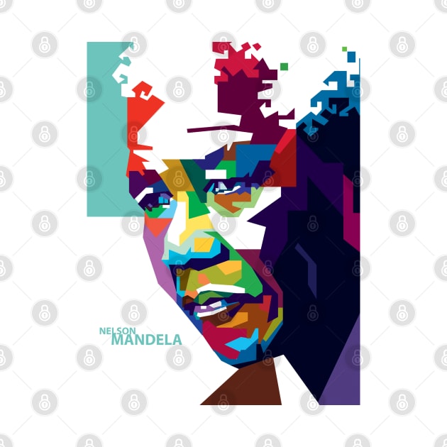 Nelson Mandela by Mulyadi Walet