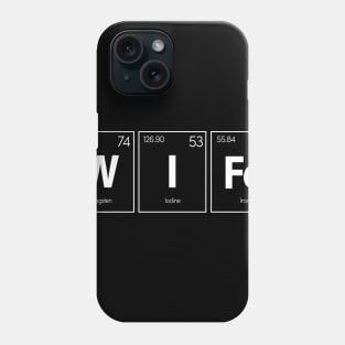 Wife (W, I, Fe) periodic table of elements Phone Case