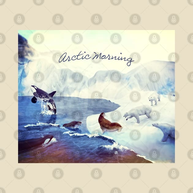 Arctic Morning Animals by 2HivelysArt