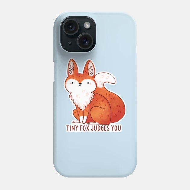 Tiny Fox Phone Case by MichelleScribbles