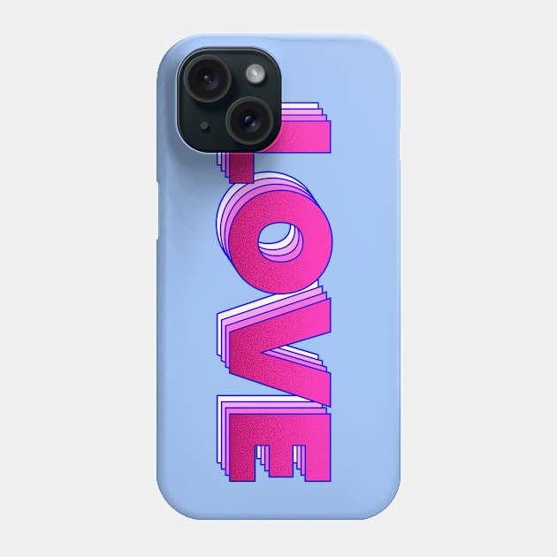 Love is a magic word Phone Case by showmemars