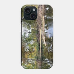 Fall Foliage Panoramic Creek - Indian Creek in Overland Park Phone Case