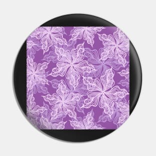 Purple flowers Pin