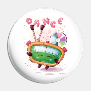 Dance radio Pin