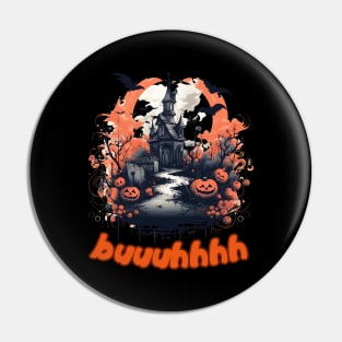 Buuhhhh-Halloween Haunt Pin