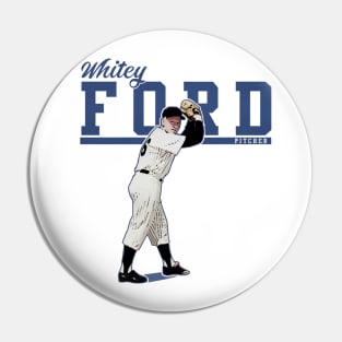 Whitey Ford New York Y Play Pin