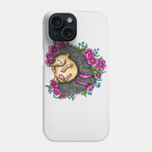 Sleeping hedgehog Phone Case