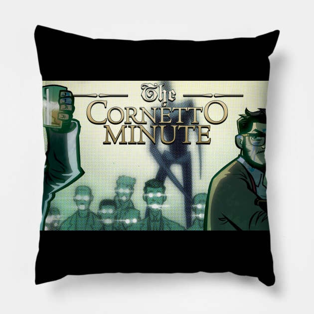 The Cornetto Minute - Season 3 Pillow by Dueling Genre