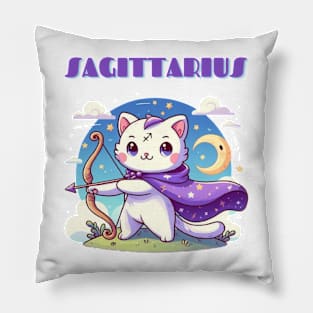 Sagittarius Zodiac Cat Pillow