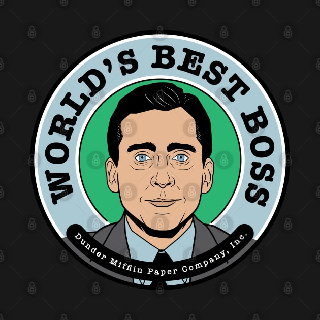 michael scott world's best boss by redwane