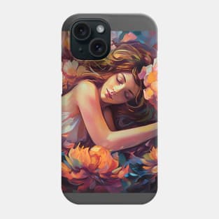 Sleeping beauty in the garden 1 Phone Case