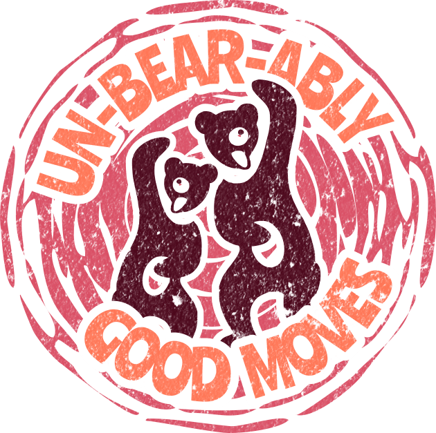 Un-BEAR-ably Good Moves Kids T-Shirt by Shimmery Artemis