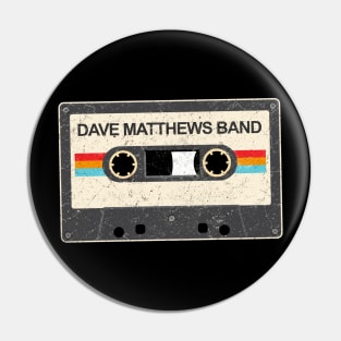 kurniamarga vintage cassette tape Dave Matthews Band Pin