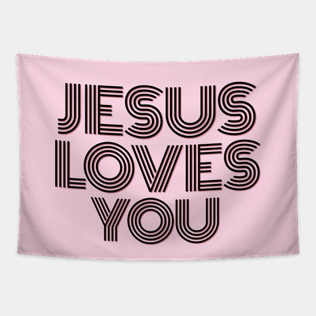 Jesus Loves You | Christian Tapestry by All Things Gospel