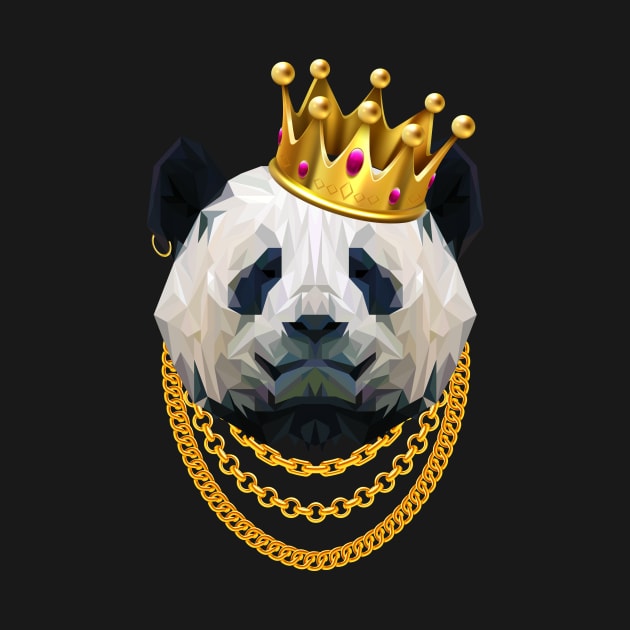 Panda King Gangster Crown by LemoBoy