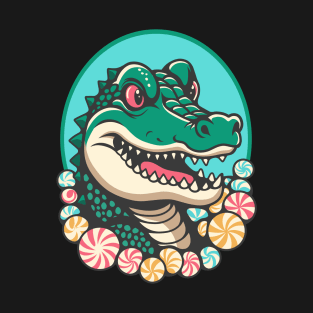 Crocodile Loves Candy T-Shirt