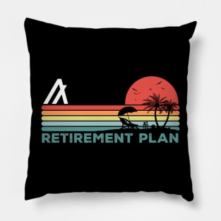 Vintage Algorand ALGO Coin My Retirement Plan Crypto Token Cryptocurrency Wallet Birthday Gift For Men Women Pillow