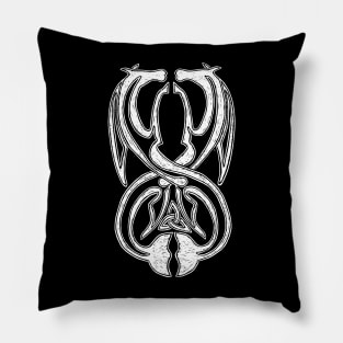 Aberlemno Stone Pictish Kelpie Seahorse Pillow