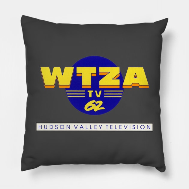 WTZA TV 62 Hudson Valley Television Pillow by PMM