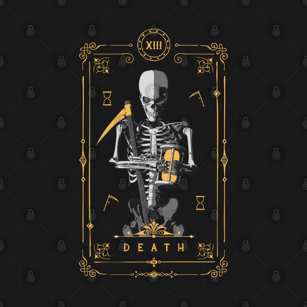 Death XIII Tarot Card by Grandeduc