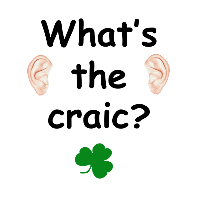 What's the craic? - Irish Slang by cmartwork