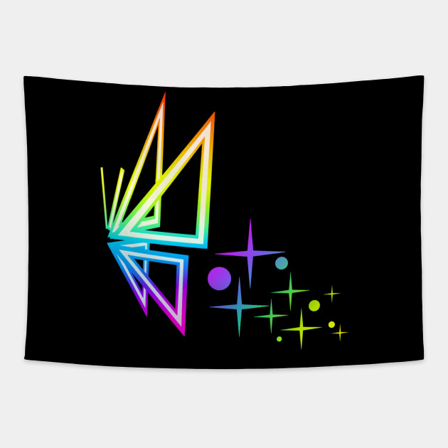 Tippi Super Paper Mario Tapestry Teepublic Au When you beat the game and tippi flys away. teepublic