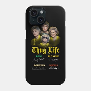 thug life golden Phone Case