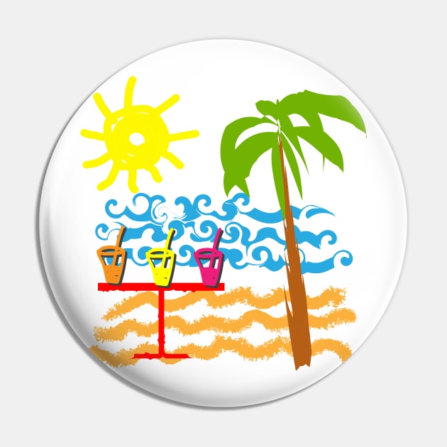 Beach party Pin by TaliArtiYa