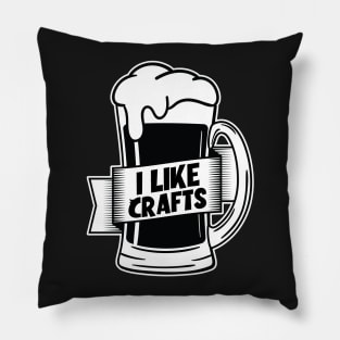 I Like Crafts - Beer brewery design Pillow