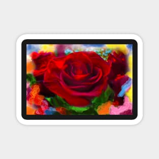 Rosey Colors Magnet