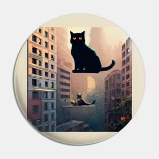 Floating Cat Pin