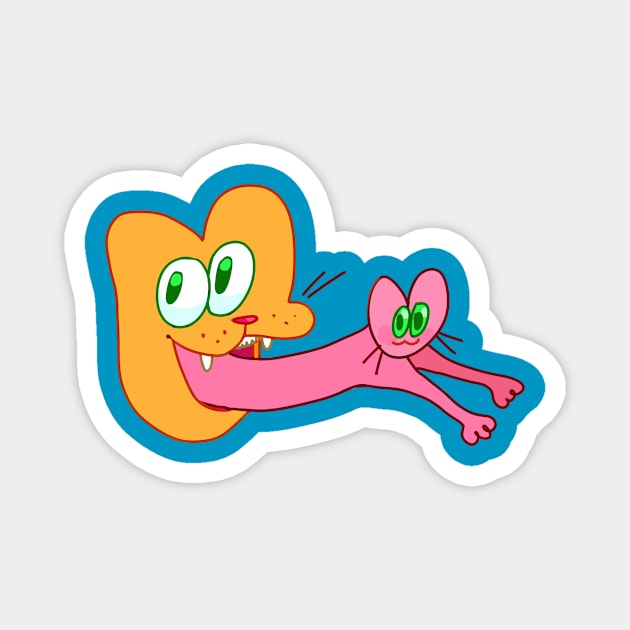 Cat got your tongue? Magnet by feellicks
