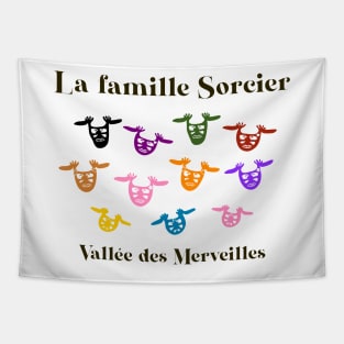 La famille Sorcier - Vallée des Merveilles Tapestry